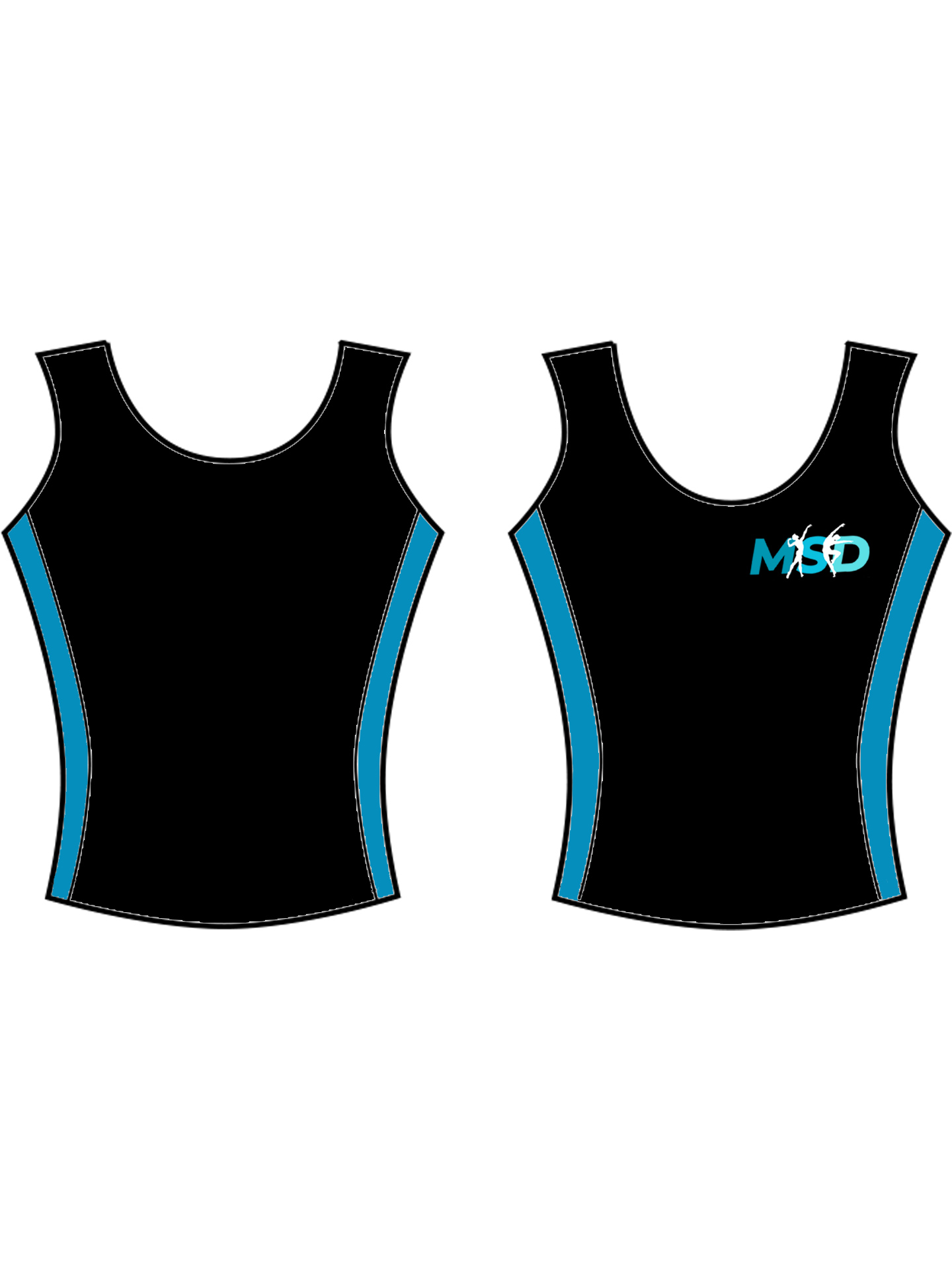 Momentum School Of Dance Custom Lycra Top - **CUSTOM LYCRA 6-8 WEEK LEAD TIME**