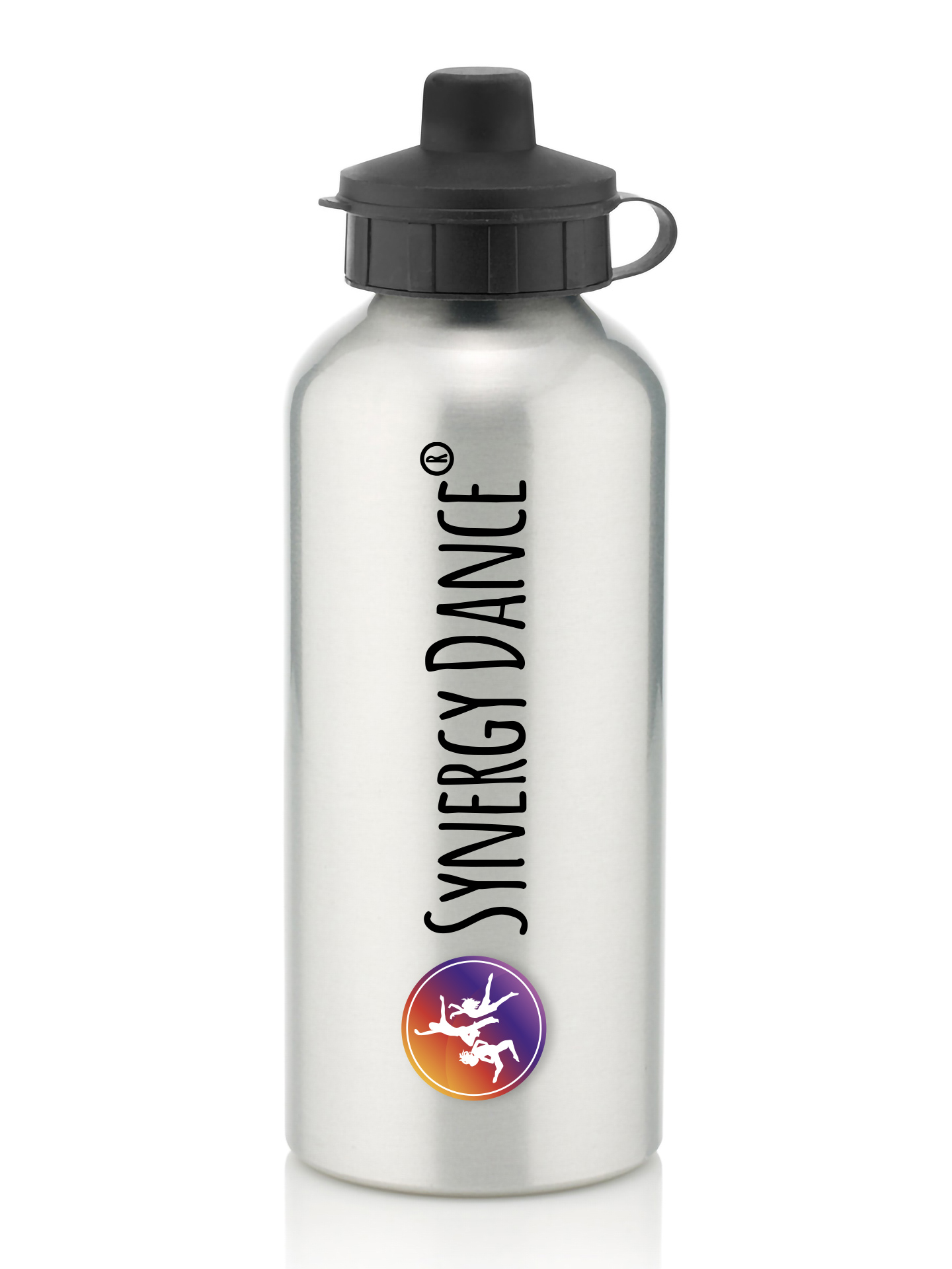Synergy Dance Silver Water Bottle