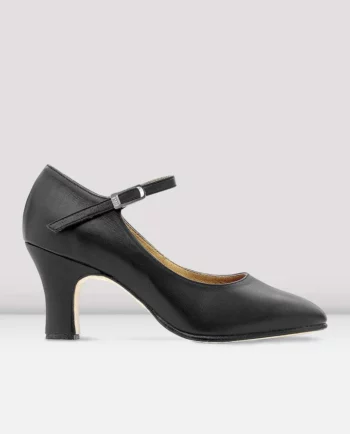 Reynolds Performing Arts Ladies Chord Ankle Strap Leather Character Shoes
