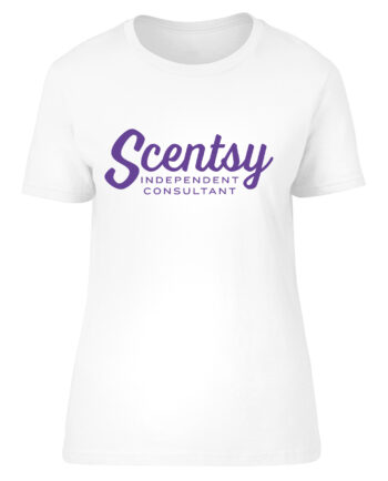 Authorized Scentsy Vendor Ladies Fitted T-Shirt - Script Logo
