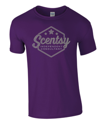 Authorized Scentsy Vendor - Sparkle Purple T-shirt