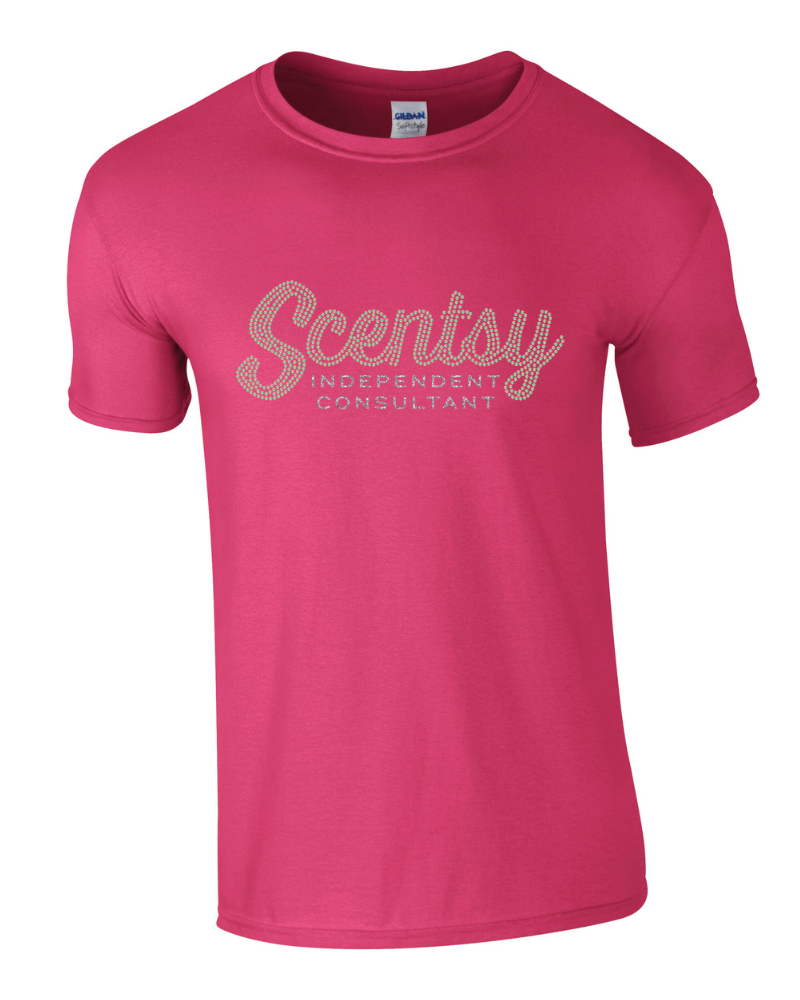 Scensty Authorized Vendor - Sparkle Hot Pink T-Shirt - Image 3