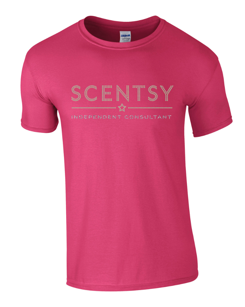 Scensty Authorized Vendor - Sparkle Hot Pink T-Shirt - Image 2