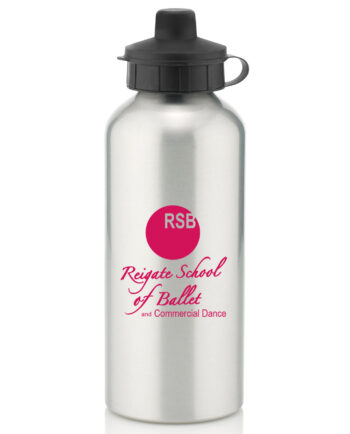 Reigate School Of Ballet & Commercial Dance Silver Water Bottle