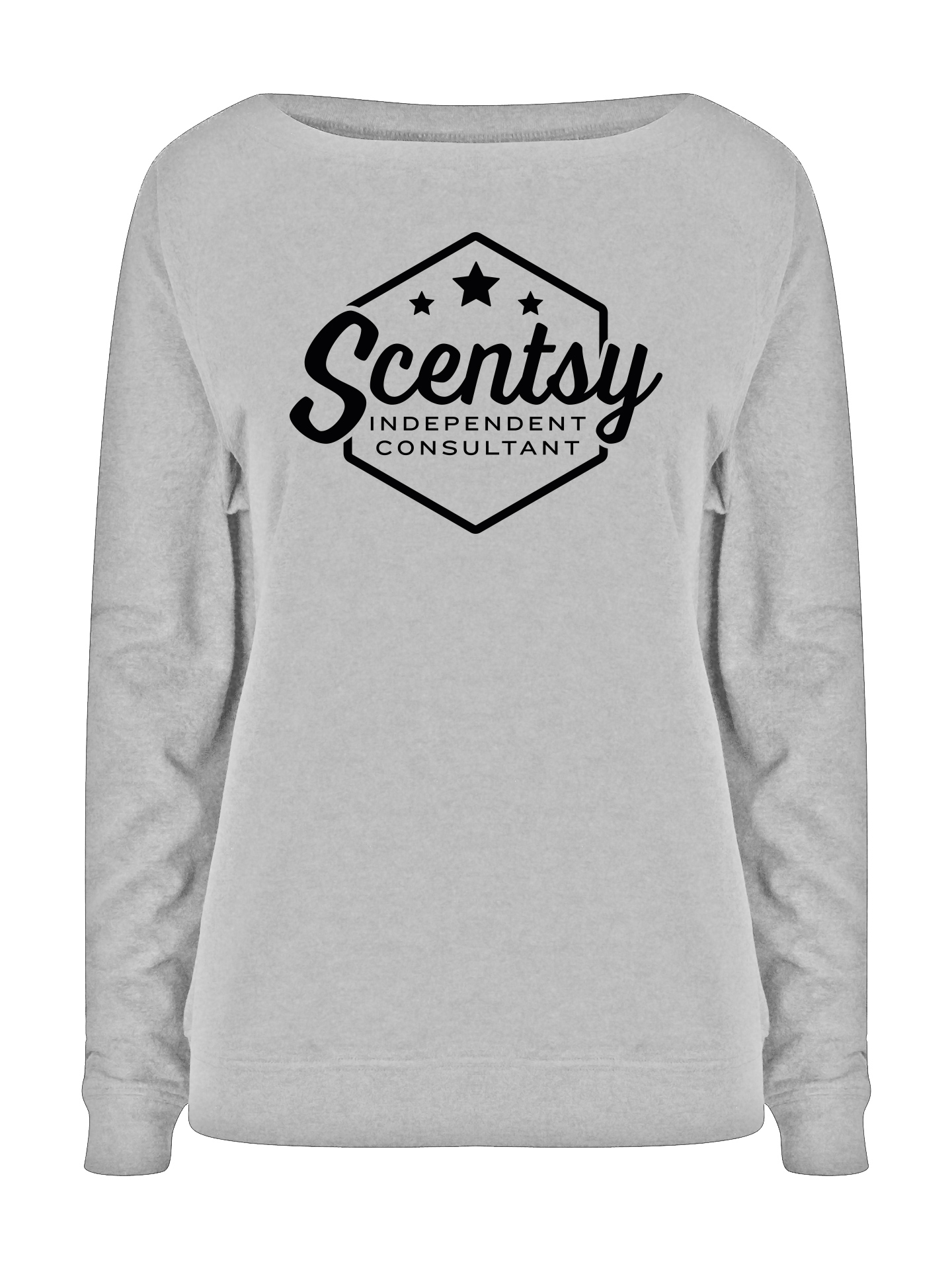 Authorized Scentsy Vendor Slouch Sweatshirt - Hexagon Logo - Image 2