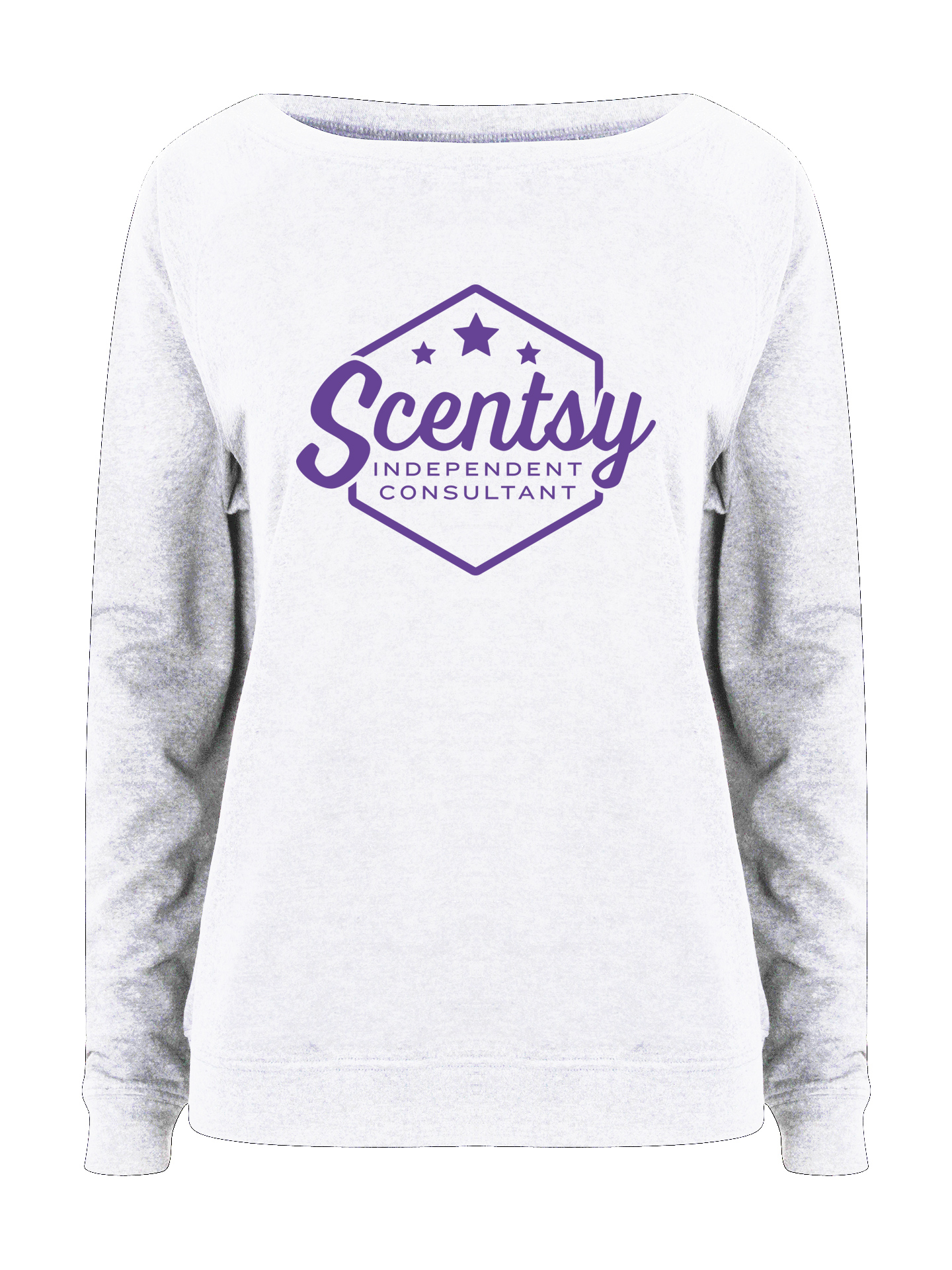 Authorized Scentsy Vendor Slouch Sweatshirt - Hexagon Logo - Image 5