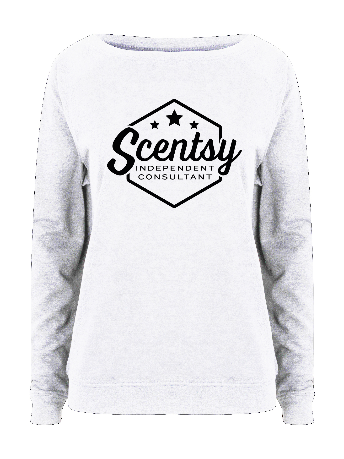 Authorized Scentsy Vendor Slouch Sweatshirt - Hexagon Logo - Image 4