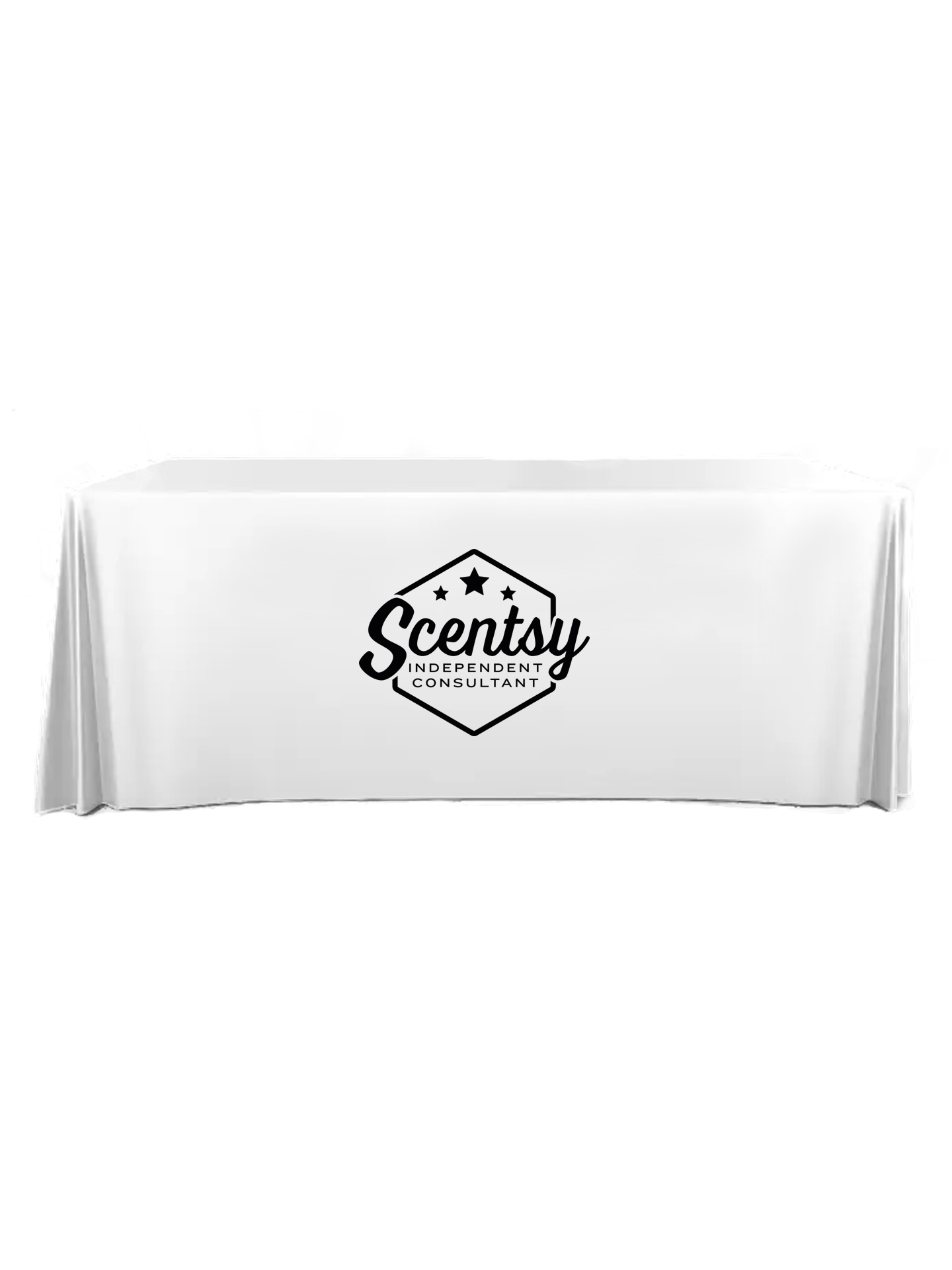 Authorized Scentsy Vendor White Table Cover - Image 6
