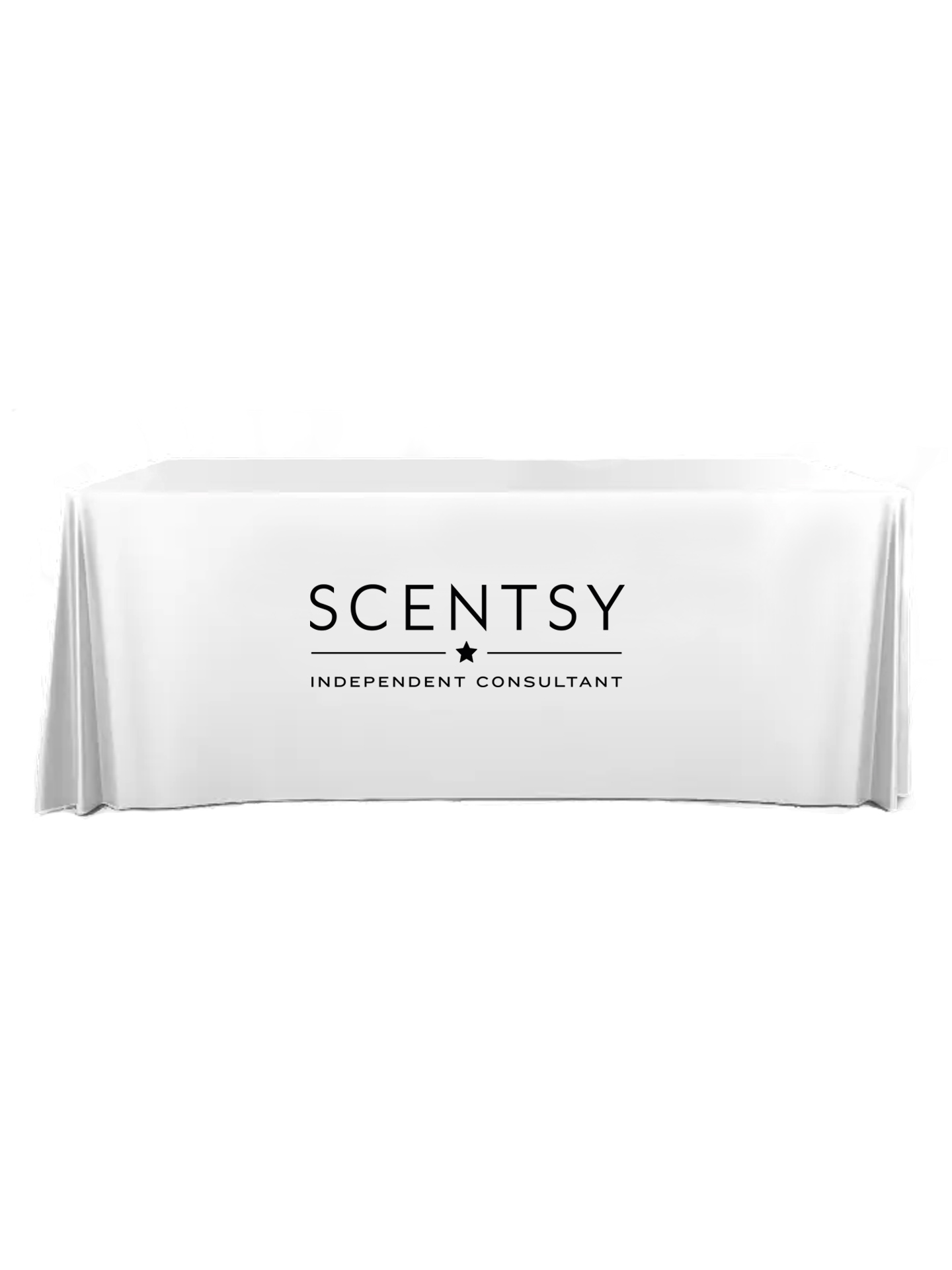 Authorized Scentsy Vendor White Table Cover - Image 4