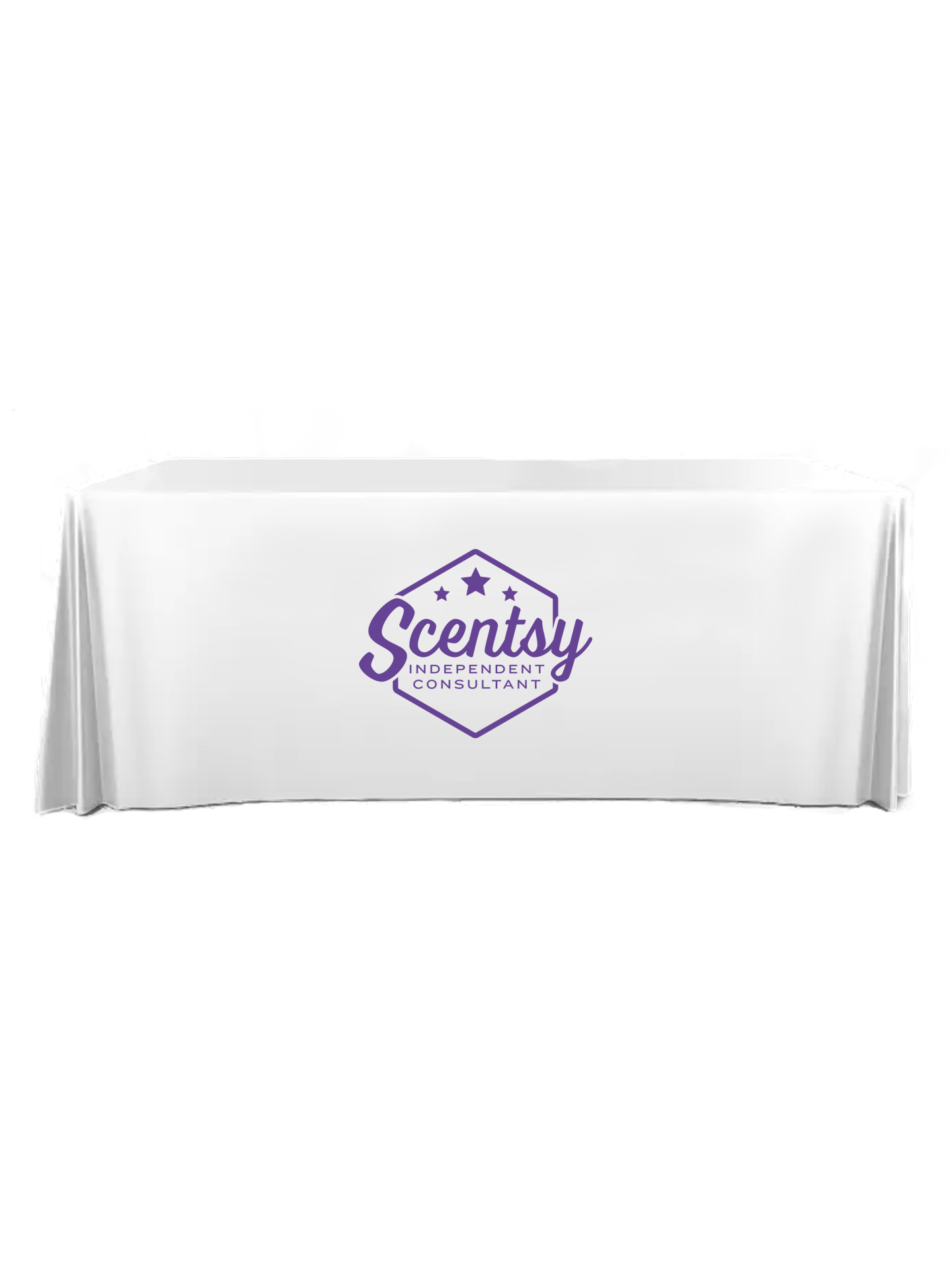 Authorized Scentsy Vendor White Table Cover - Image 3