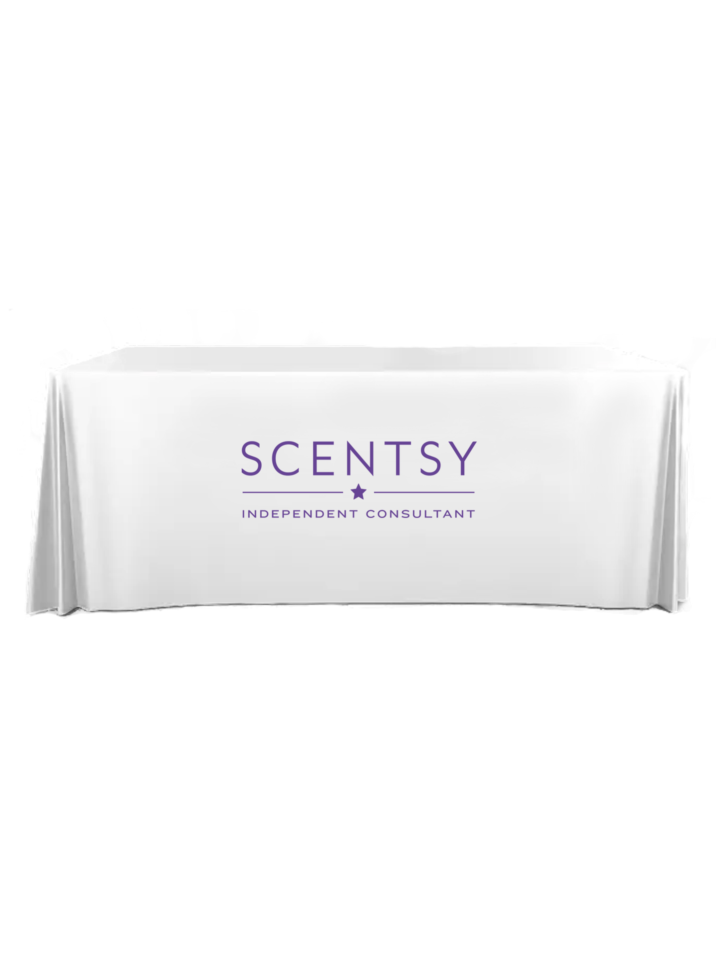 Authorized Scentsy Vendor White Table Cover - Image 2