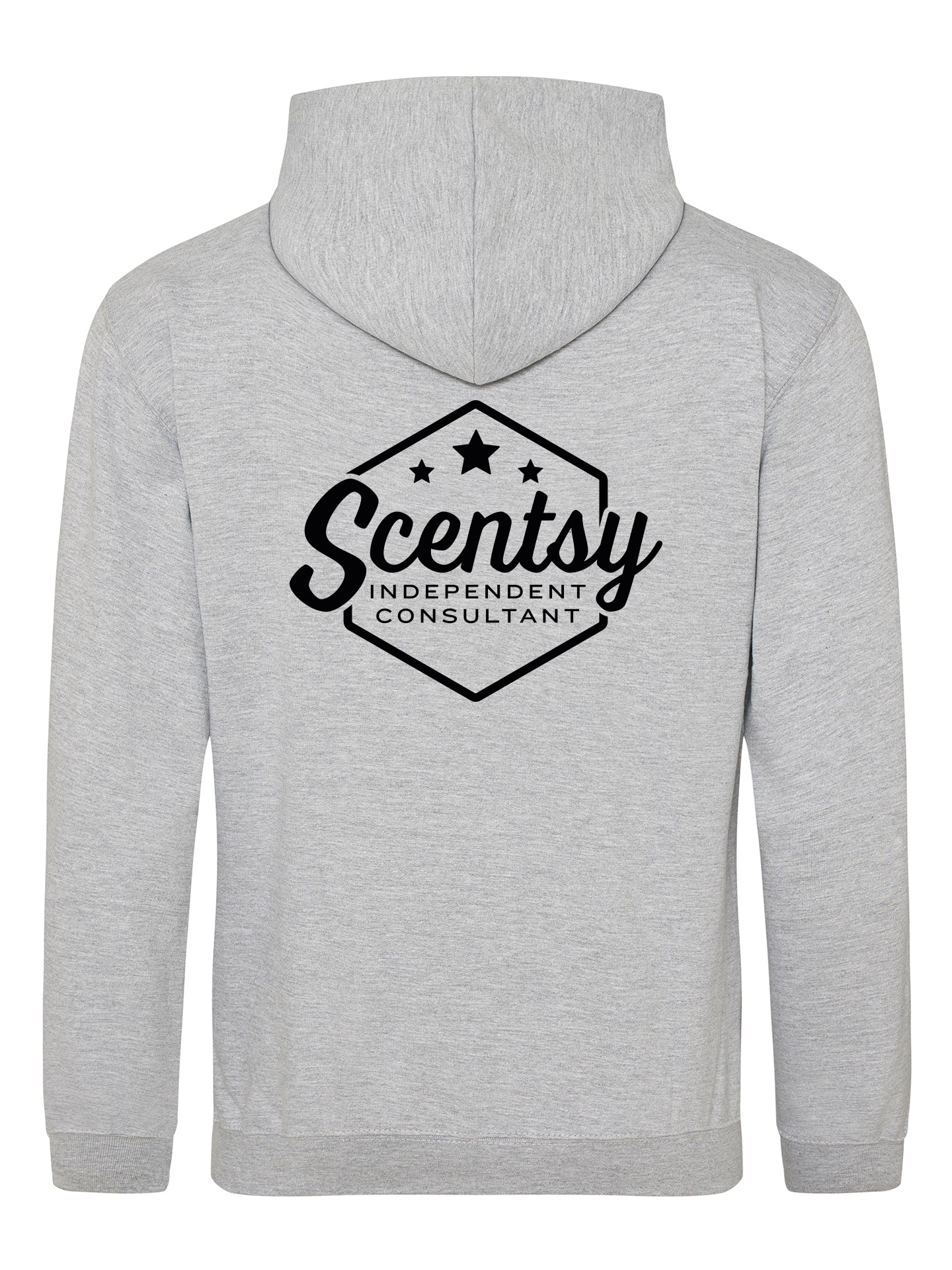 Authorized Scentsy Vendor Zipped Hoodie - Hexagon Logo - Image 6