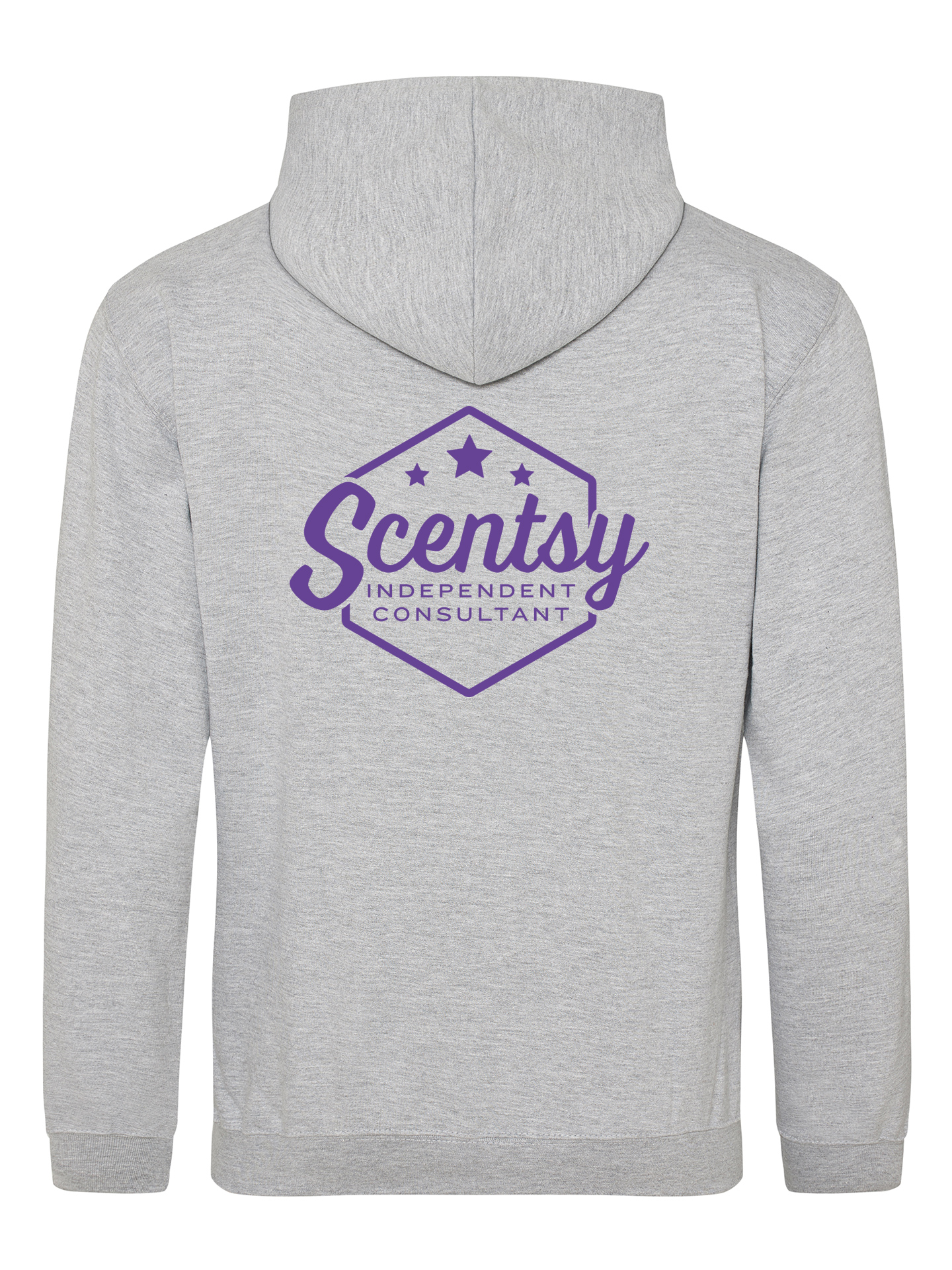 Authorized Scentsy Vendor Zipped Hoodie - Hexagon Logo - Image 5