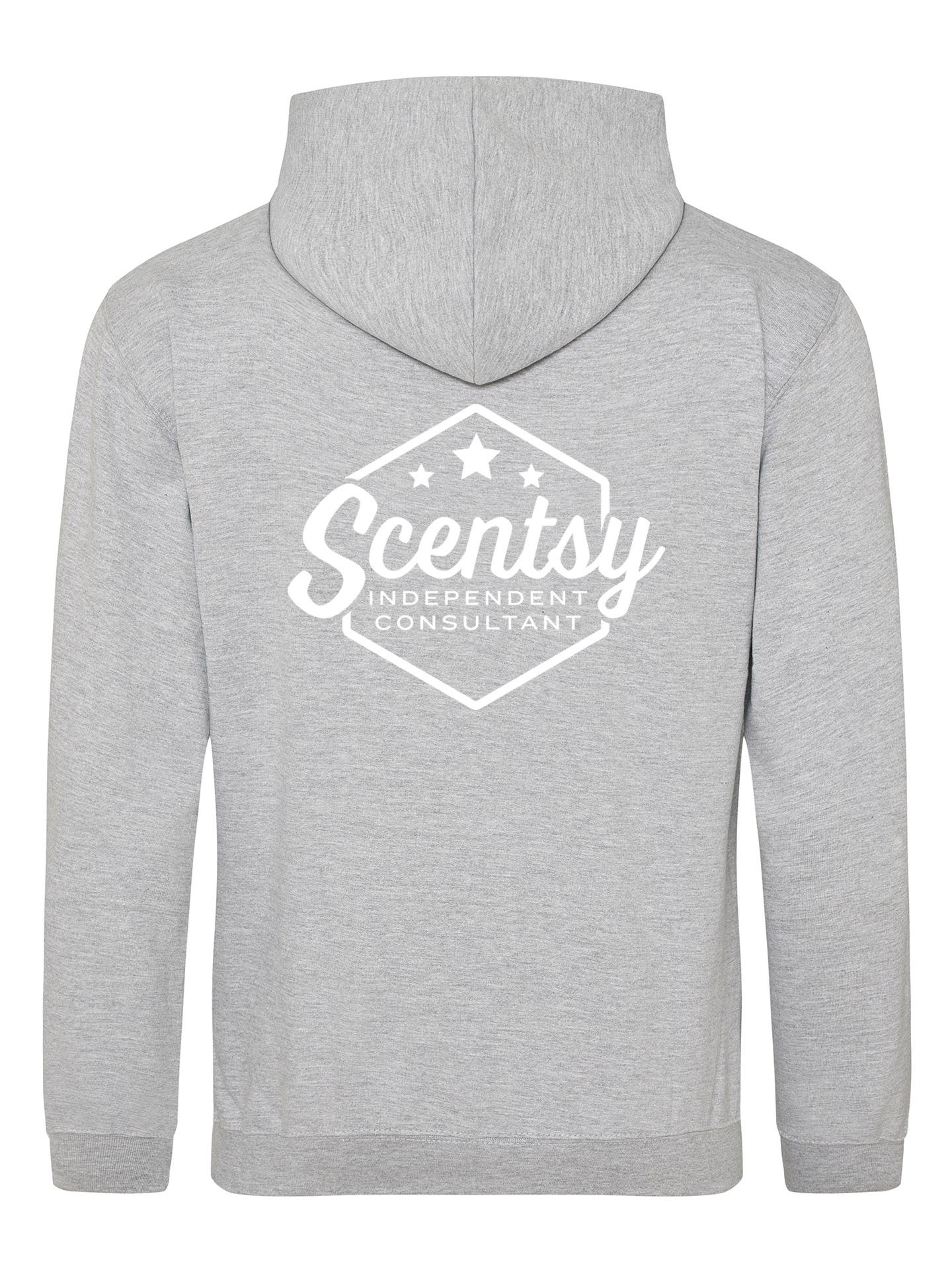 Authorized Scentsy Vendor Zipped Hoodie - Hexagon Logo - Image 4