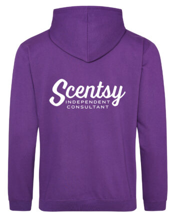Authorized Scentsy Vendor Zipped Hoodie - Script Logo