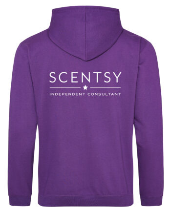 Authorized Scentsy Vendor Zipped Hoodie - Simple Logo