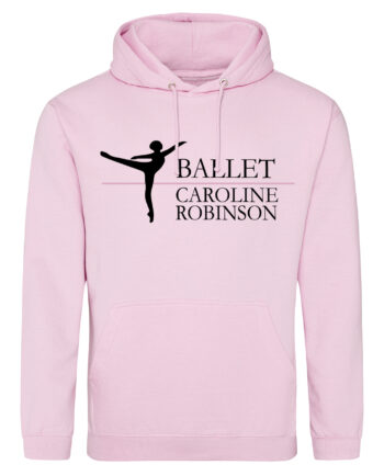 Caroline Robinson Ballet Baby Pink Pullover Hoodie