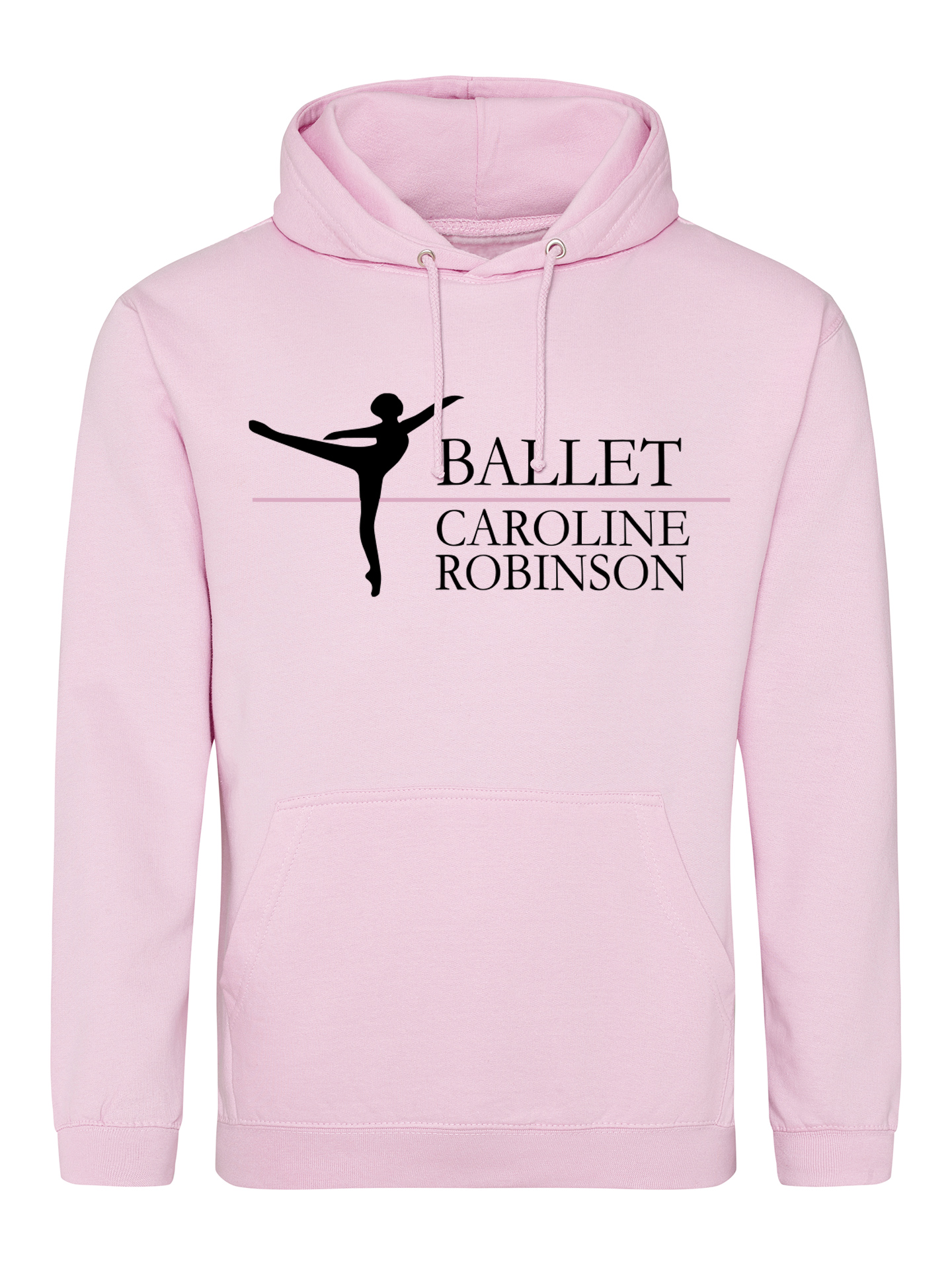 Caroline Robinson Ballet Baby Pink Pullover Hoodie