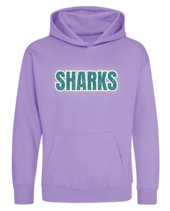 South West Sharks Digital Lavender Pullover Hoodie