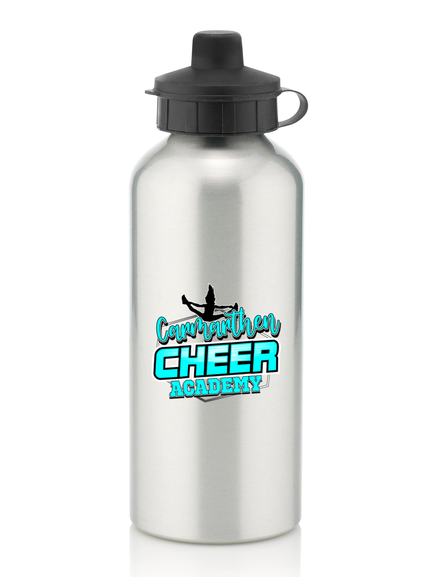 Carmarthen Cheer Academy Silver Water Bottle