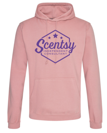 Authorized Scentsy Duskty Pink Pullover Hoodie