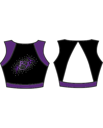 Free Spirit Academy Custom Lycra Crop Top - Style 14 - **CUSTOM LYCRA 6-8 WEEK LEAD TIME**