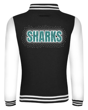 South West Sharks Black & White Varsity Jacket