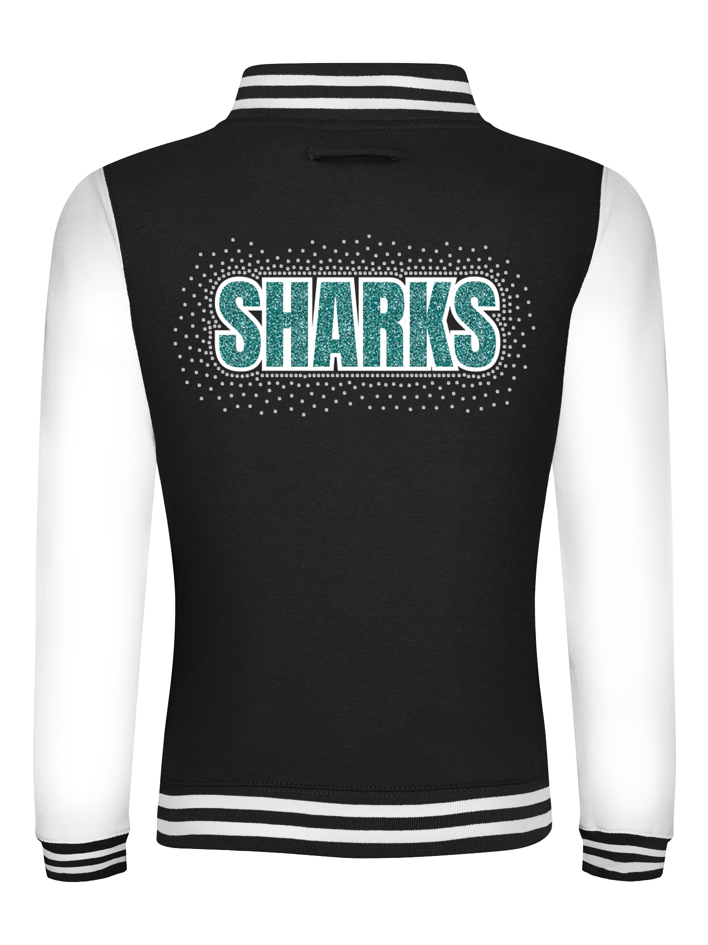 South West Sharks Black & White Varsity Jacket