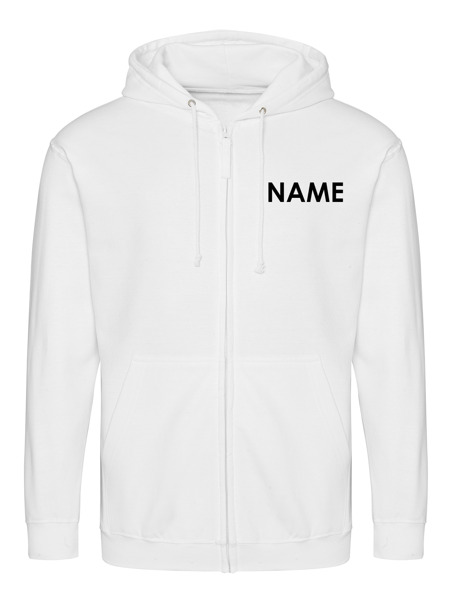 South West Sharks White Zipped Hoodie - Image 2