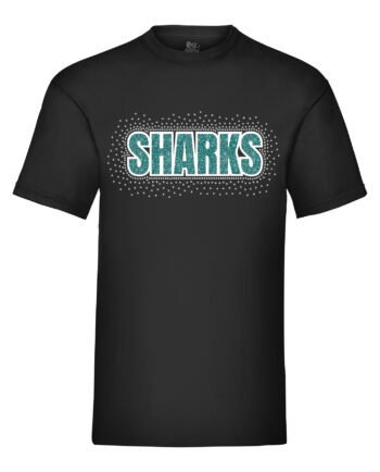 South West Sharks Black T-Shirt