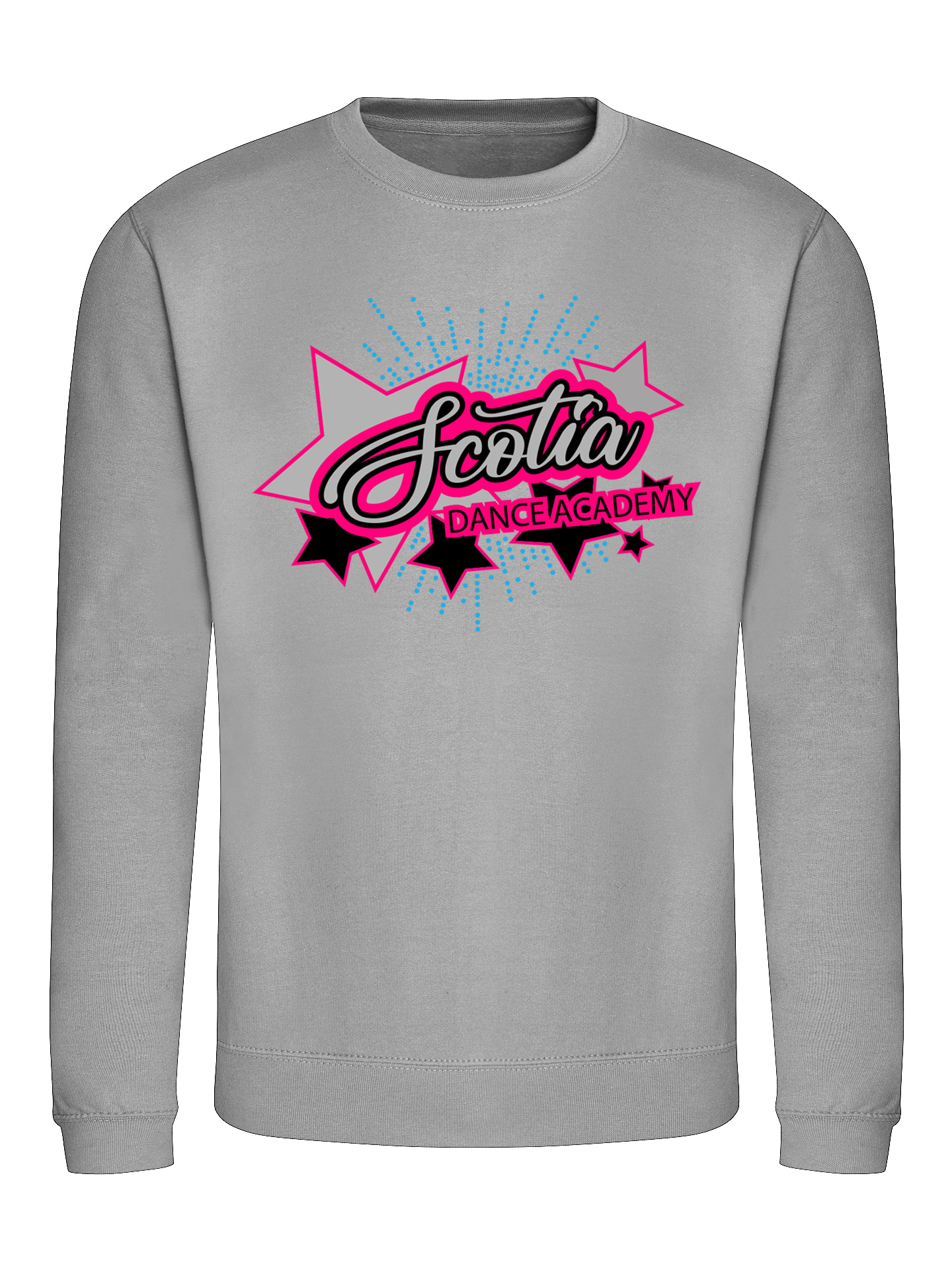Scotia Dance Academy Grey Sweatshirt - Image 2