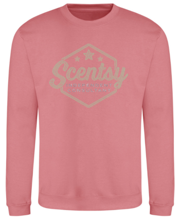 Authorized Scentsy Sparkle Dusky Rose Sweatshirt