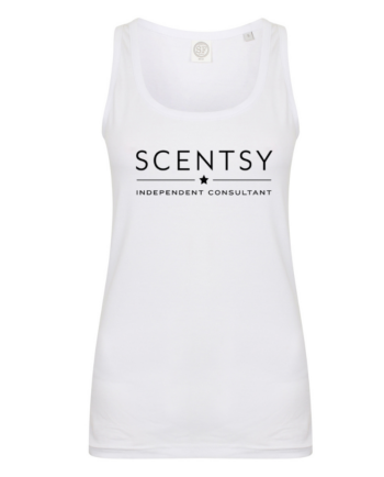 Authorized Scentsy Ladies White Vest