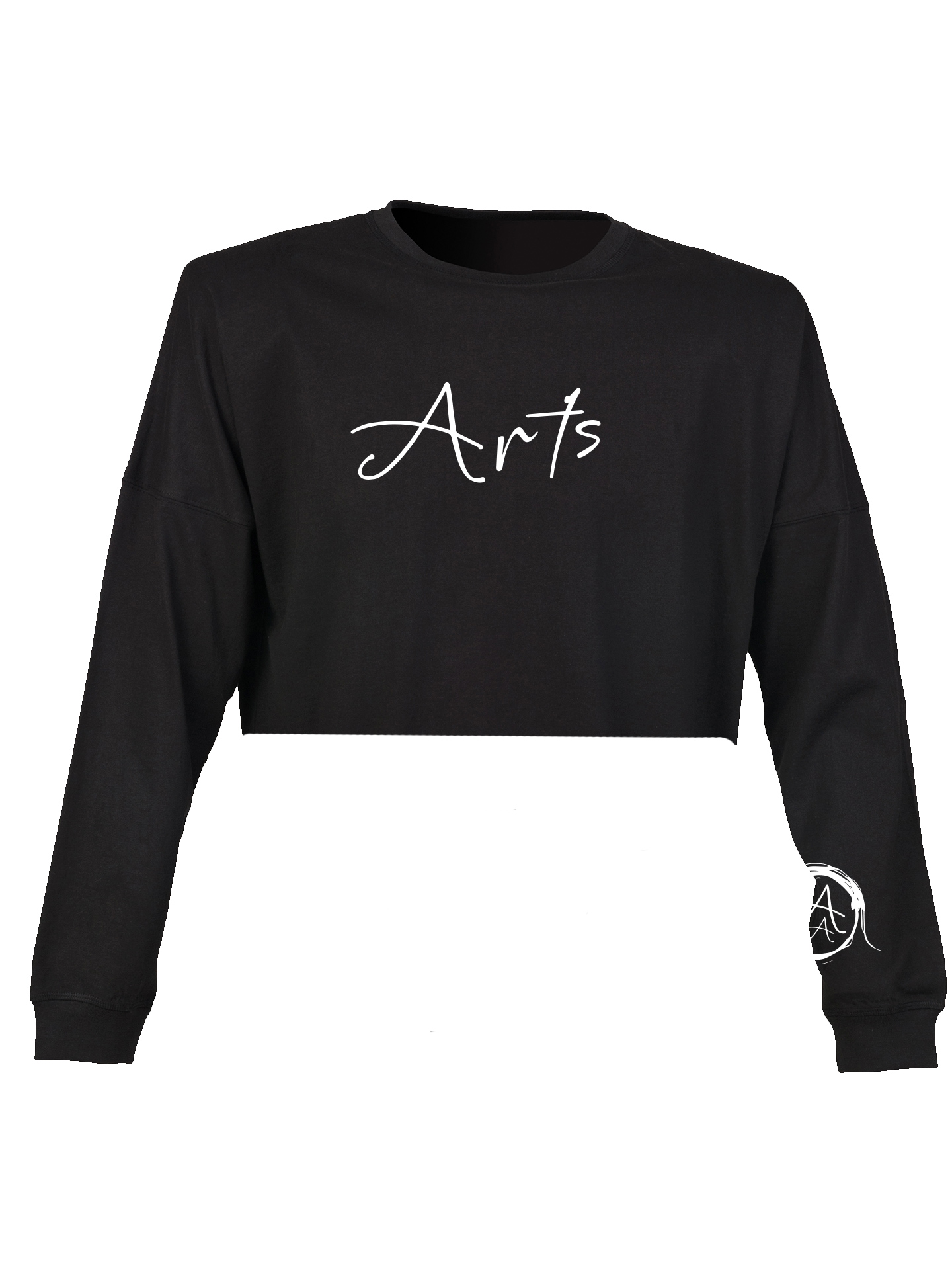 Arts Academy Cropped Dropped Shoulder Top