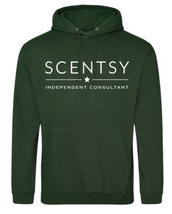 Authorized Scentsy Forest Green Pullover Hoodie