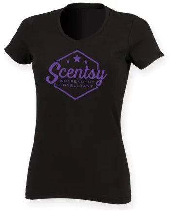 Authorized Scentsy Vendor Black V Neck T-Shirt