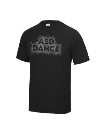ASD Dance Rhinestone Sports Fabric T-Shirt