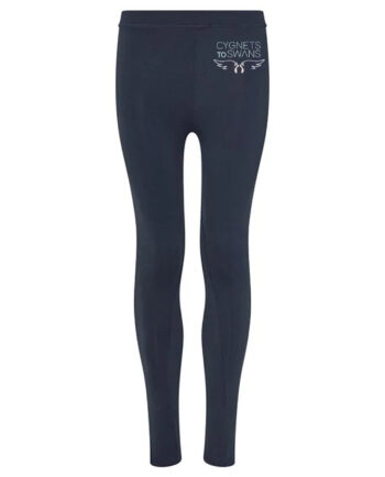 Cygnets To Swans Navy Cool Athletic Leggings