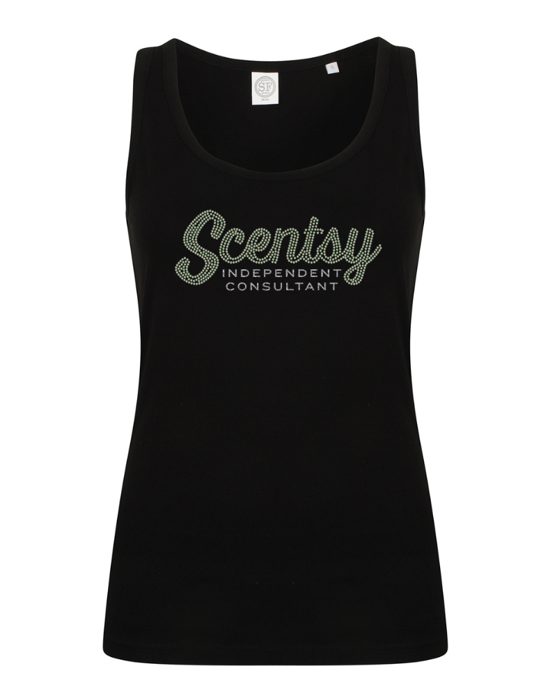 Authorized Scentsy Vendor - Sparkle Black Vest