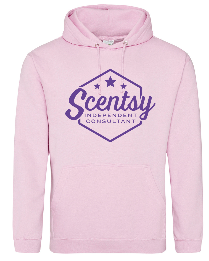 Authorized Scentsy Vendor Pullover Baby Pink Hoodie