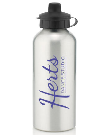 Herts Dance Studio Silver Water Bottle