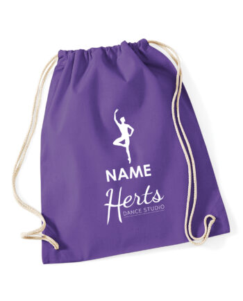 Herts Dance Studio Boys Cotton Gym Bags