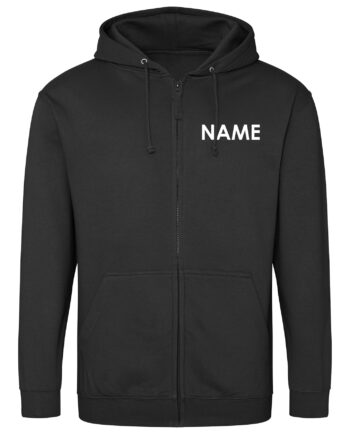 Swansea Dance Zipped Rhinestone Hoodie