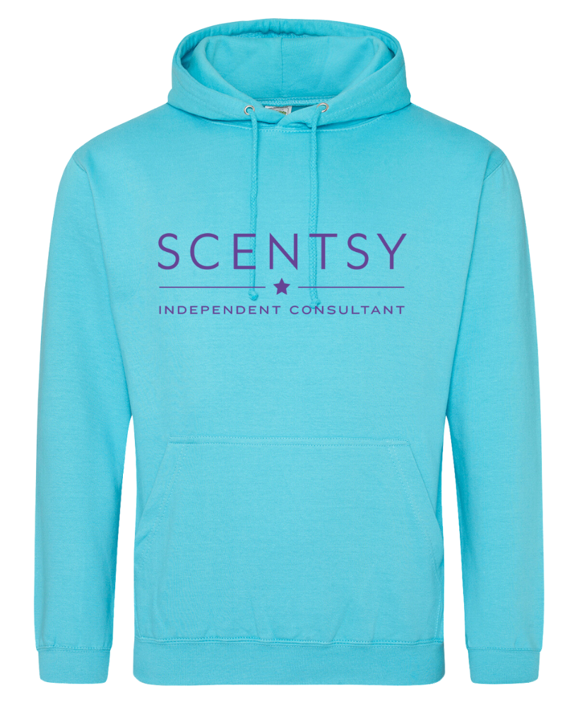 Authorized Scentsy Vendor Pullover Turquoise Surf Hoodie