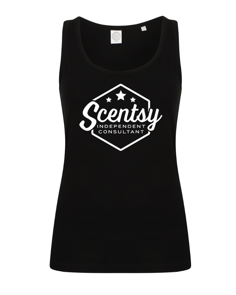 Authorized Scentsy Ladies Black Vest