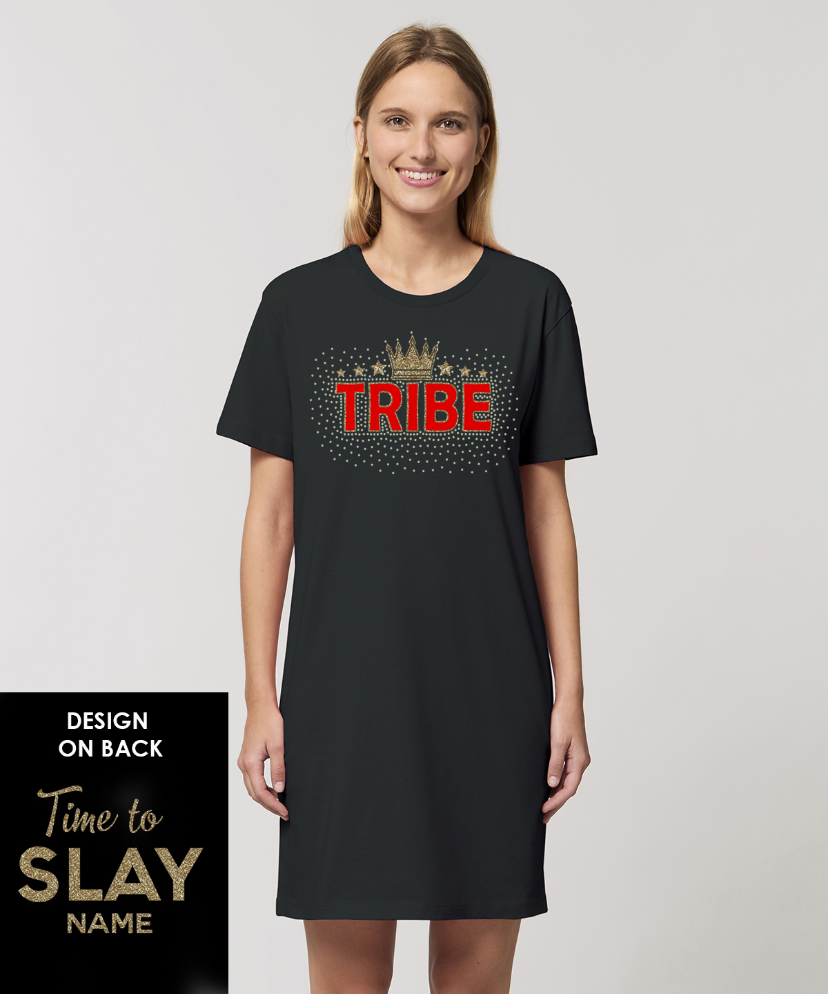 Tribe Cheer T-Shirt Dress *Sizing Runs Small*