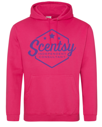 Authorized Scentsy Vendor Pullover Hot Pink  Hoodie