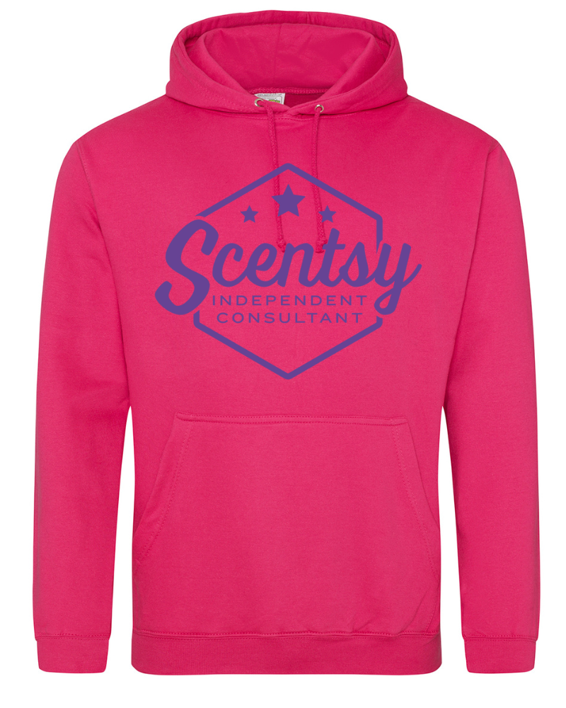 Authorized Scentsy Vendor Pullover Hot Pink Hoodie