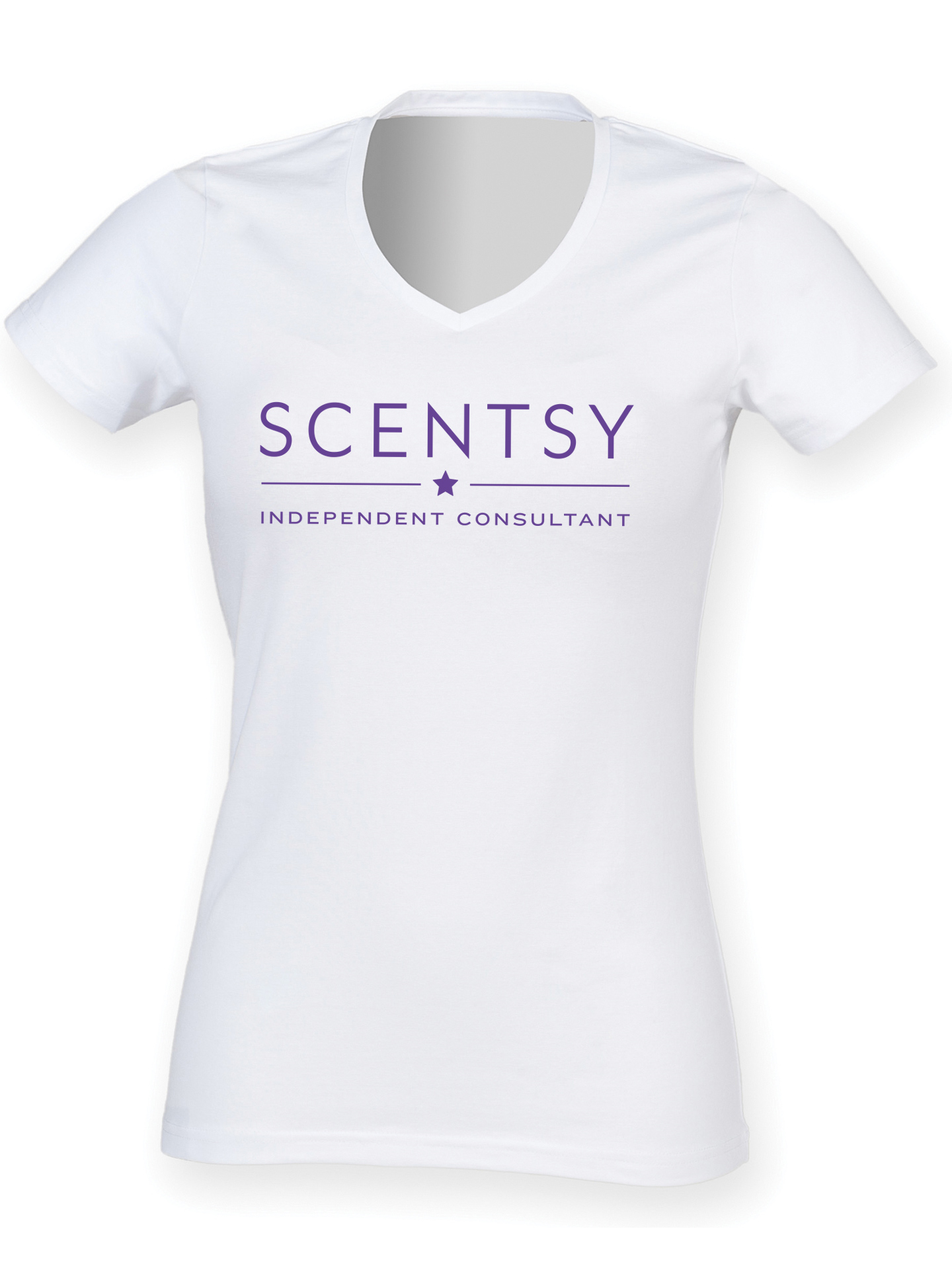 Authorized Scentsy Vendor White V Neck T-Shirt