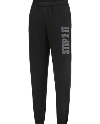 Step 2 It School Of Dance Rhinestone Cuffed Joggers